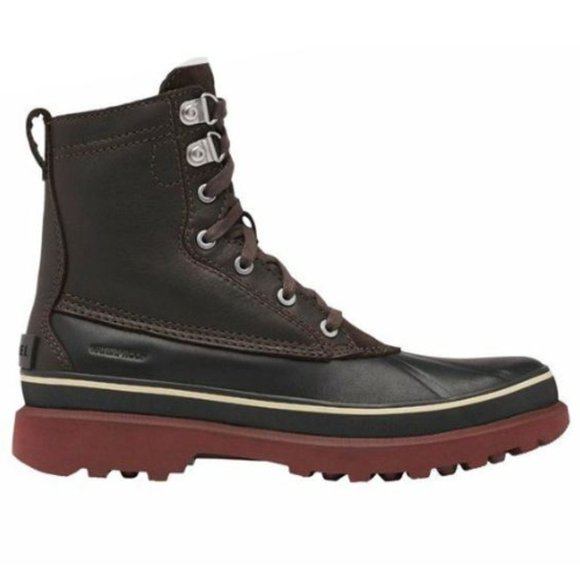 Sorel Men's Caribou Storm WP 'Blackened Brown' NM3964-205 size 14